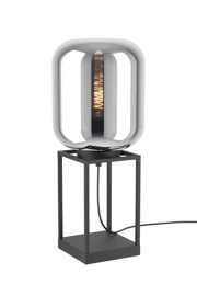   
                        
                        Настільна лампа EGLO (Австрія) 53830    
                         у стилі Хай-тек.  
                        Тип джерела світла: світлодіодна лампа, змінна.                                                 Кольори плафонів і підвісок: Сірий.                         Матеріал: Скло.                          фото 1
