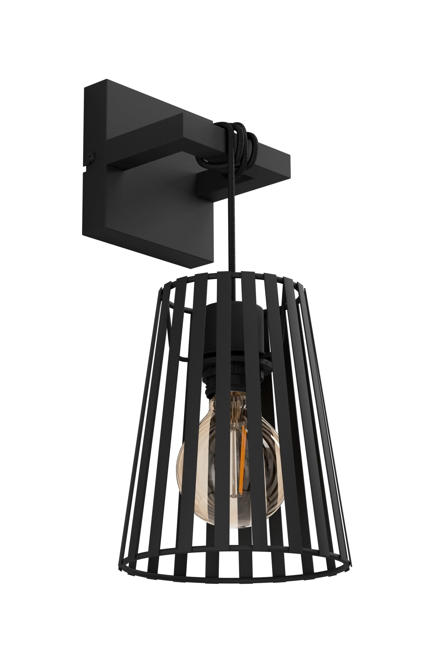   
                        
                        Бра EGLO (Австрія) 53841    
                         у стилі Лофт.  
                        Тип джерела світла: світлодіодна лампа, змінна.                                                 Кольори плафонів і підвісок: Чорний.                         Матеріал: Сталь.                          фото 1