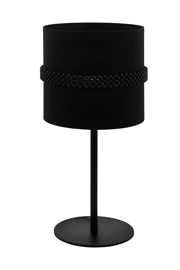   
                        
                        Настільна лампа EGLO (Австрія) 53856    
                         у стилі Модерн.  
                        Тип джерела світла: світлодіодна лампа, змінна.                                                 Кольори плафонів і підвісок: Чорний.                         Матеріал: Тканина, Скло.                          фото 1