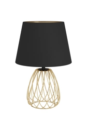   
                        
                        Настільна лампа EGLO (Австрія) 53858    
                         у стилі Лофт, Модерн.  
                        Тип джерела світла: світлодіодна лампа, змінна.                                                 Кольори плафонів і підвісок: Чорний, Жовтий.                         Матеріал: Тканина.                          фото 1