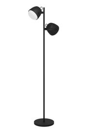   
                        
                        Торшер EGLO (Австрія) 53864    
                         у стилі Лофт.  
                        Тип джерела світла: світлодіодна лампа, змінна.                                                 Кольори плафонів і підвісок: Чорний, Білий.                         Матеріал: Сталь, Скло.                          фото 1