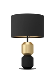   
                        Настільна лампа EGLO (Австрія) 53915    
                         у стилі Лофт.  
                        Тип джерела світла: cвітлодіодні led, енергозберігаючі, розжарювання.                                                 Кольори плафонів і підвісок: Чорний, Жовтий.                         Матеріал: Тканина.                          фото 1