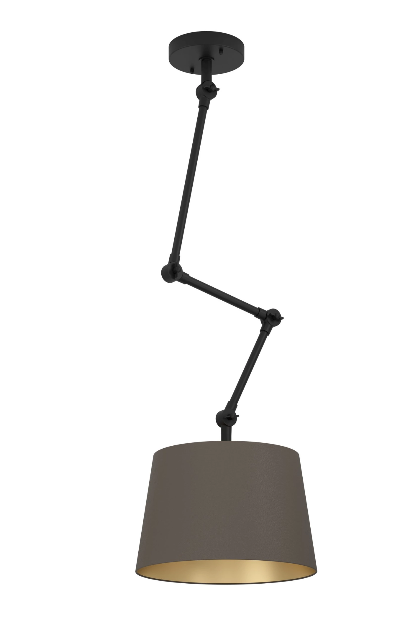   
                        
                        Люстра EGLO (Австрія) 53916    
                         у стилі Модерн.  
                        Тип джерела світла: світлодіодна лампа, змінна.                         Форма: Коло.                         Кольори плафонів і підвісок: Коричневий, Жовтий.                         Матеріал: Тканина.                          фото 1