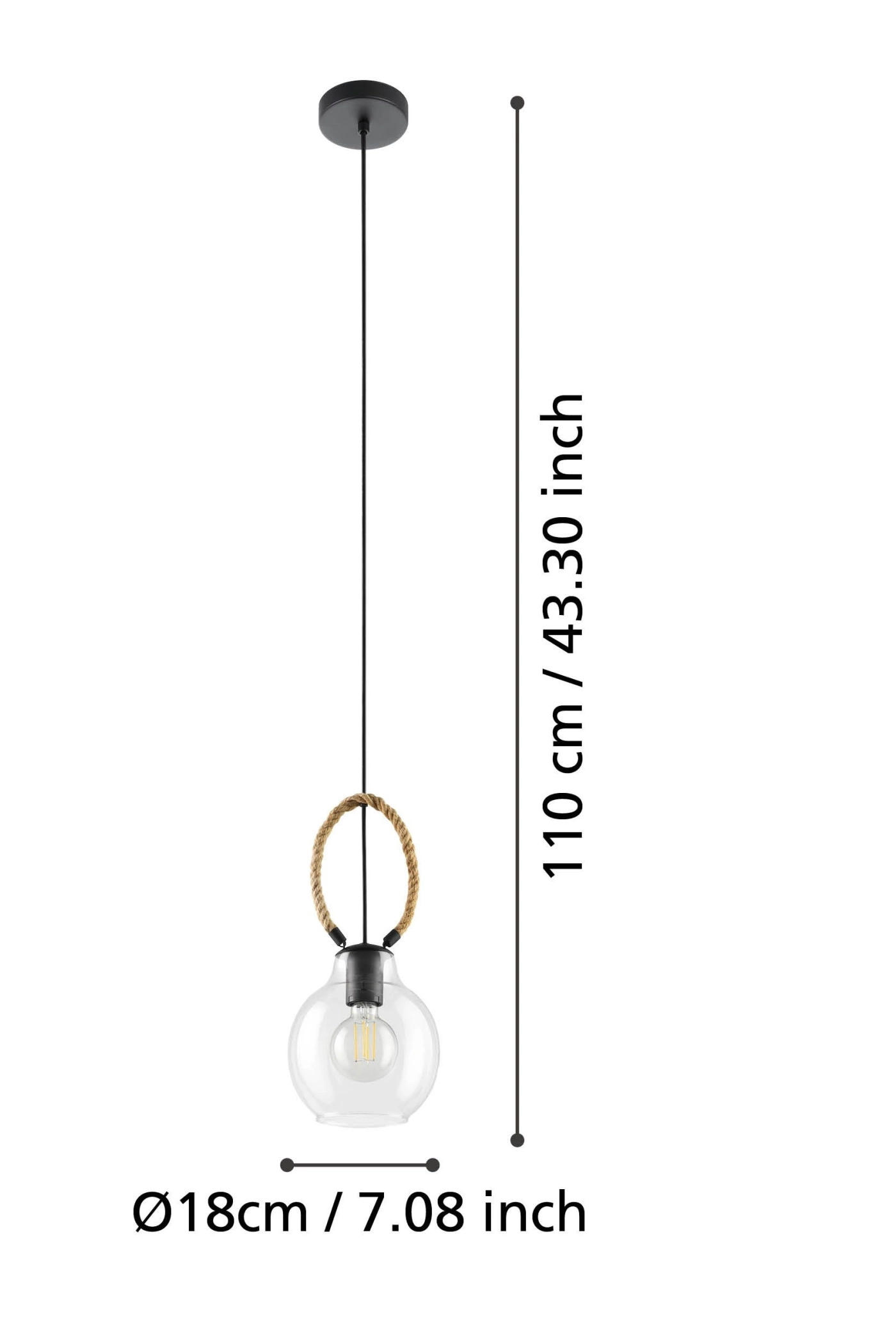   
                        
                        Люстра EGLO (Австрія) 54160    
                         у стилі Кантрі, Скандинавський.  
                        Тип джерела світла: світлодіодна лампа, змінна.                         Форма: Куля.                         Кольори плафонів і підвісок: Прозорий.                         Матеріал: Скло.                          фото 4