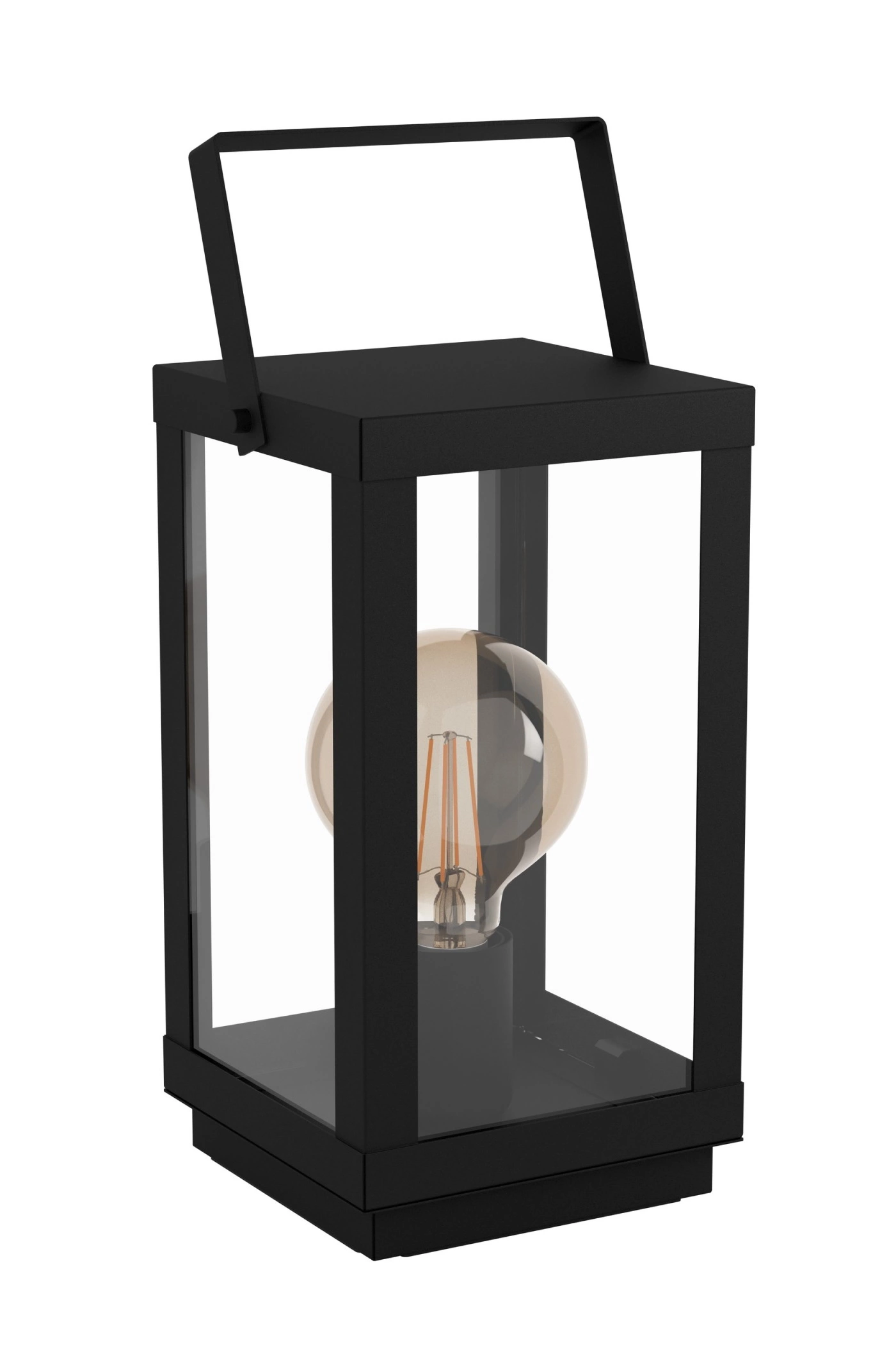   
                        
                        Настольная лампа EGLO (Австрия) 54165    
                         в стиле Лофт.  
                        Тип источника света: светодиодная лампа, сменная.                                                 Цвета плафонов и подвесок: Прозрачный, Черный.                         Материал: Стекло, Сталь.                          фото 1
