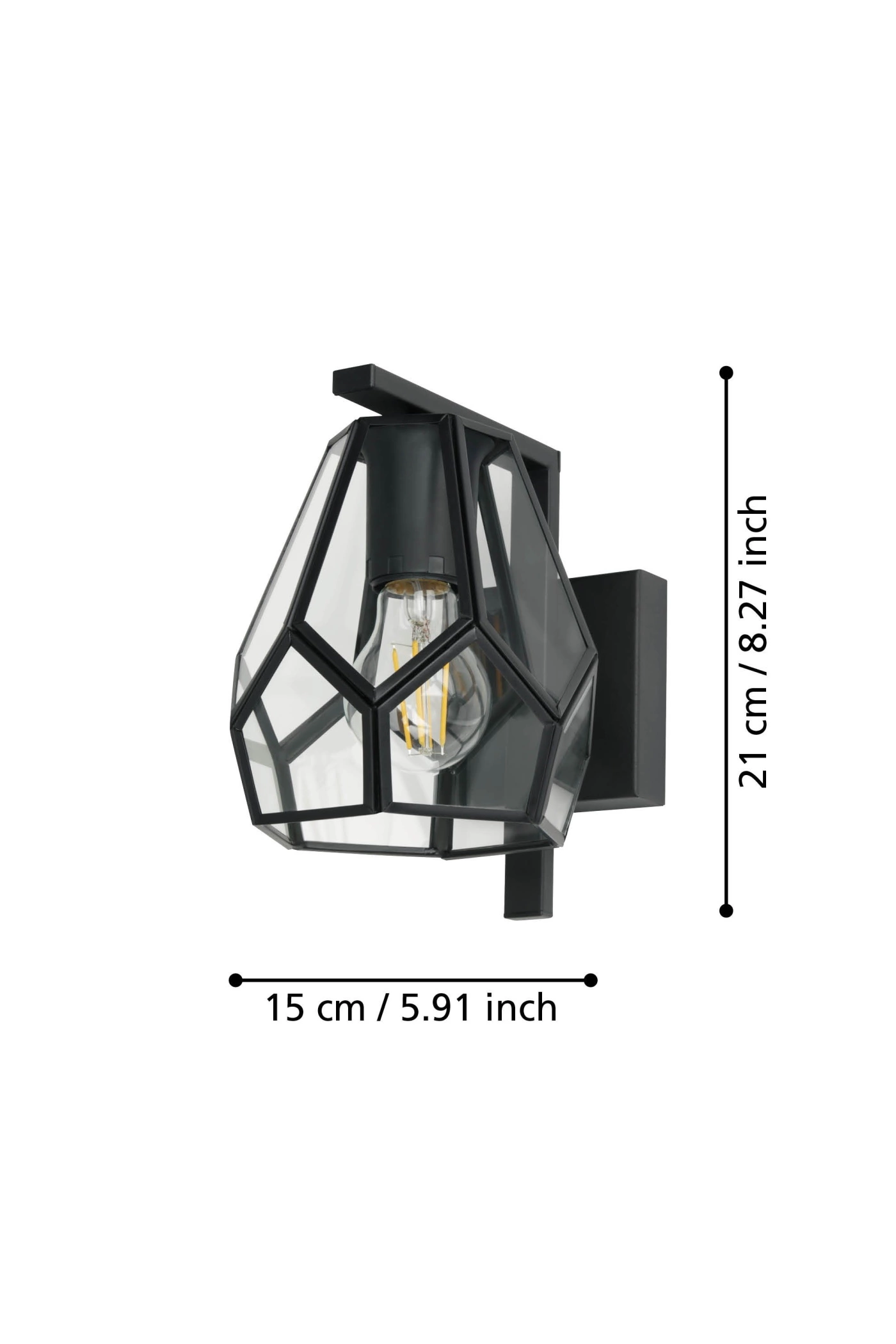 Бра EGLO (Австрія) 54182    
                         У стилі Модерн.  
                        Тип джерела світла: світлодіодна лампа, змінна.                                                 Кольори плафонів і підвісок: Прозорий.                         Матеріал: Скло.                          фото 2