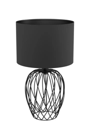   
                        
                        Настільна лампа EGLO (Австрія) 54189    
                         у стилі Модерн.  
                        Тип джерела світла: світлодіодна лампа, змінна.                                                 Кольори плафонів і підвісок: Чорний.                         Матеріал: Тканина.                          фото 1