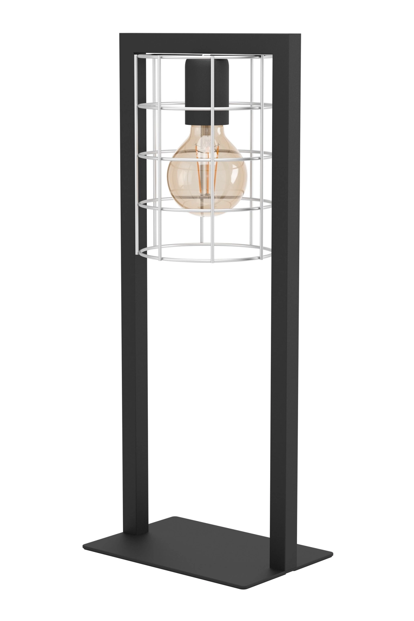   
                        
                        Настольная лампа EGLO (Австрия) 54196    
                         в стиле Лофт.  
                        Тип источника света: светодиодная лампа, сменная.                                                 Цвета плафонов и подвесок: Серый.                         Материал: Сталь.                          фото 1