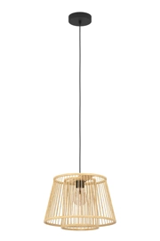   
                        
                        Люстра EGLO (Австрія) 54236    
                         у стилі Кантрі.  
                        Тип джерела світла: світлодіодна лампа, змінна.                         Форма: Коло.                         Кольори плафонів і підвісок: Коричневий.                         Матеріал: Дерево.                          фото 1