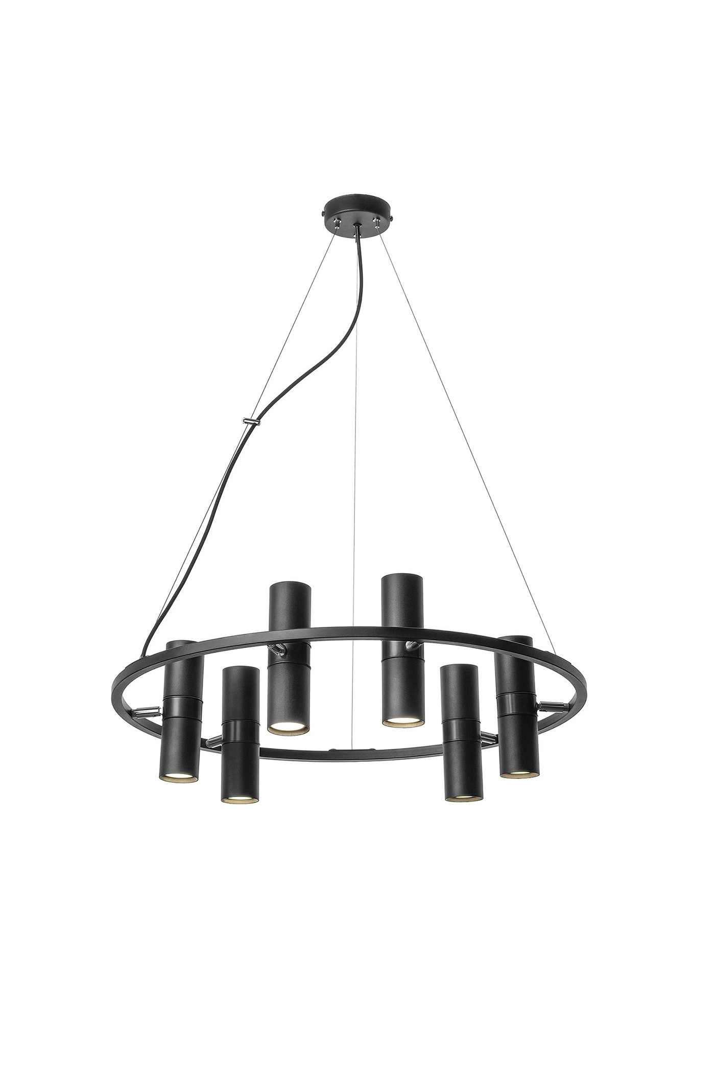   
                        
                        Люстра NB LIGHT (Україна) 54261    
                         У стилі Лофт, Хай-тек.  
                        Тип джерела світла: світлодіодна лампа, змінна.                         Форма: Коло.                         Кольори плафонів і підвісок: Чорний.                         Матеріал: Метал.                          фото 1