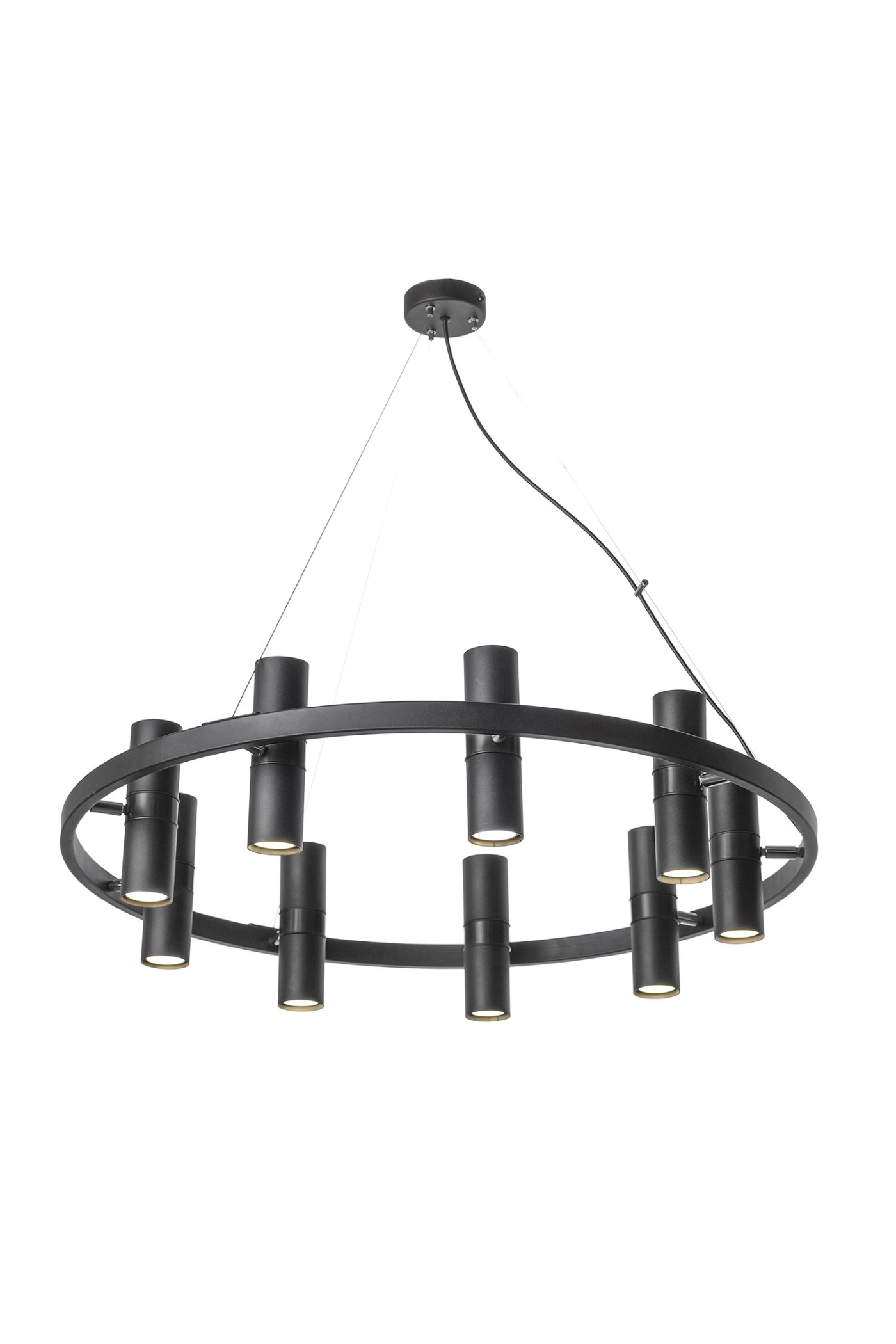  
                        
                        Люстра NB LIGHT (Україна) 54267    
                         У стилі Лофт, Хай-тек.  
                        Тип джерела світла: світлодіодна лампа, змінна.                         Форма: Коло.                         Кольори плафонів і підвісок: Чорний.                         Матеріал: Метал.                          фото 1