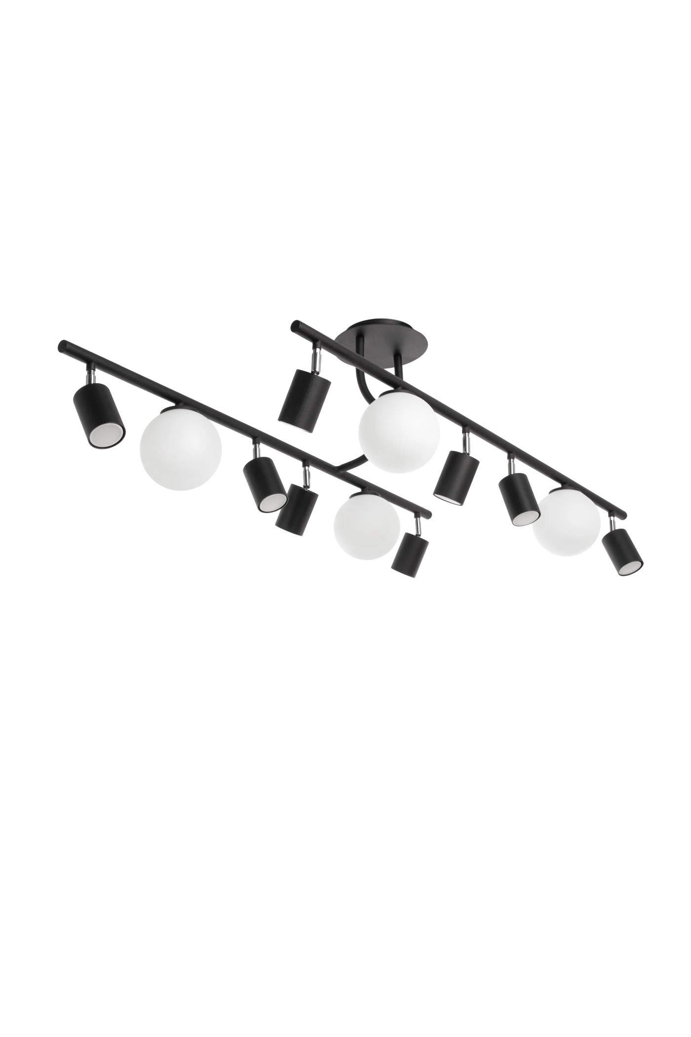   
                        
                        Люстра NB LIGHT (Україна) 54286    
                         У стилі Лофт, Хай-тек.  
                        Тип джерела світла: світлодіодна лампа, змінна.                         Форма: Прямокутник.                         Кольори плафонів і підвісок: Чорний, Білий.                         Матеріал: Метал, Скло.                          фото 1
