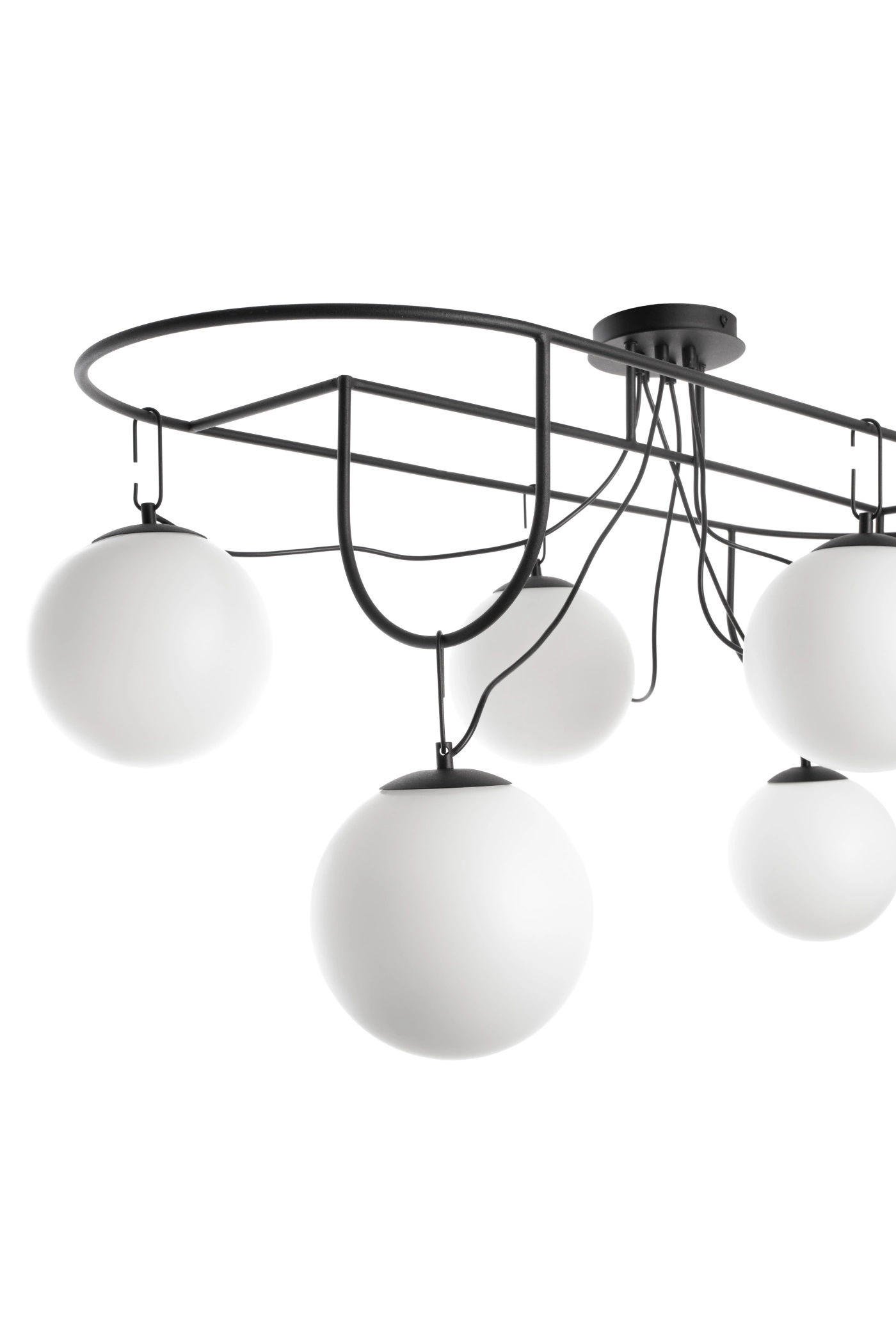   
                        
                        Люстра NB LIGHT (Украина) 54287    
                         В стиле Модерн.  
                        Тип источника света: светодиодная лампа, сменная.                         Форма: Овал.                         Цвета плафонов и подвесок: Белый.                         Материал: Стекло.                          фото 2