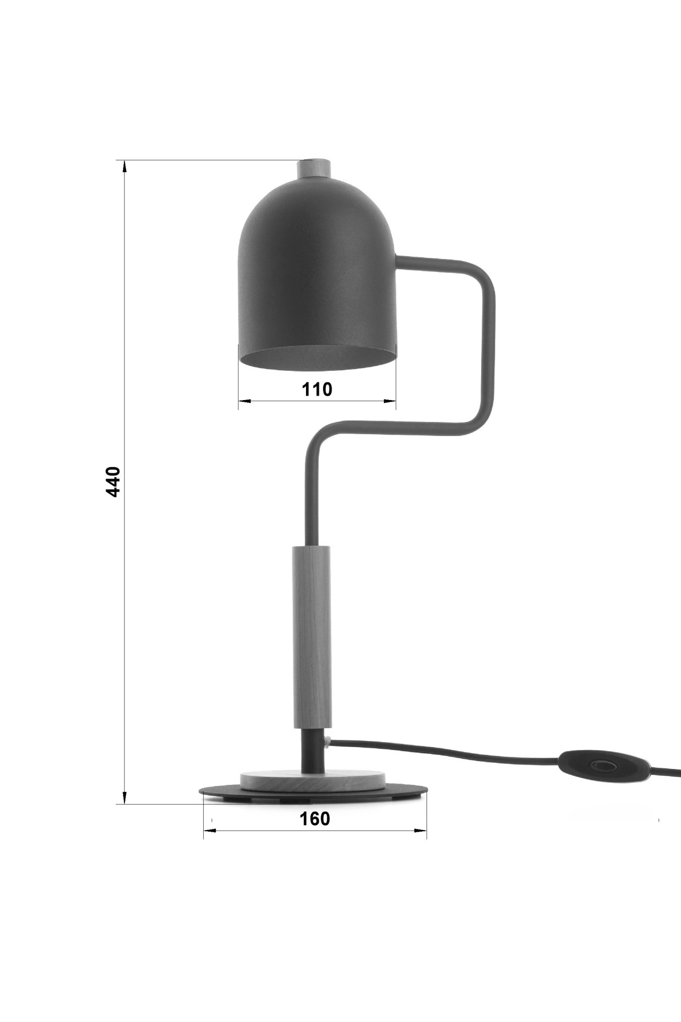   
                        
                        Настільна лампа NB LIGHT (Україна) 54291    
                         у стилі Скандинавський.  
                        Тип джерела світла: світлодіодна лампа, змінна.                                                 Кольори плафонів і підвісок: Білий.                         Матеріал: Метал.                          фото 6