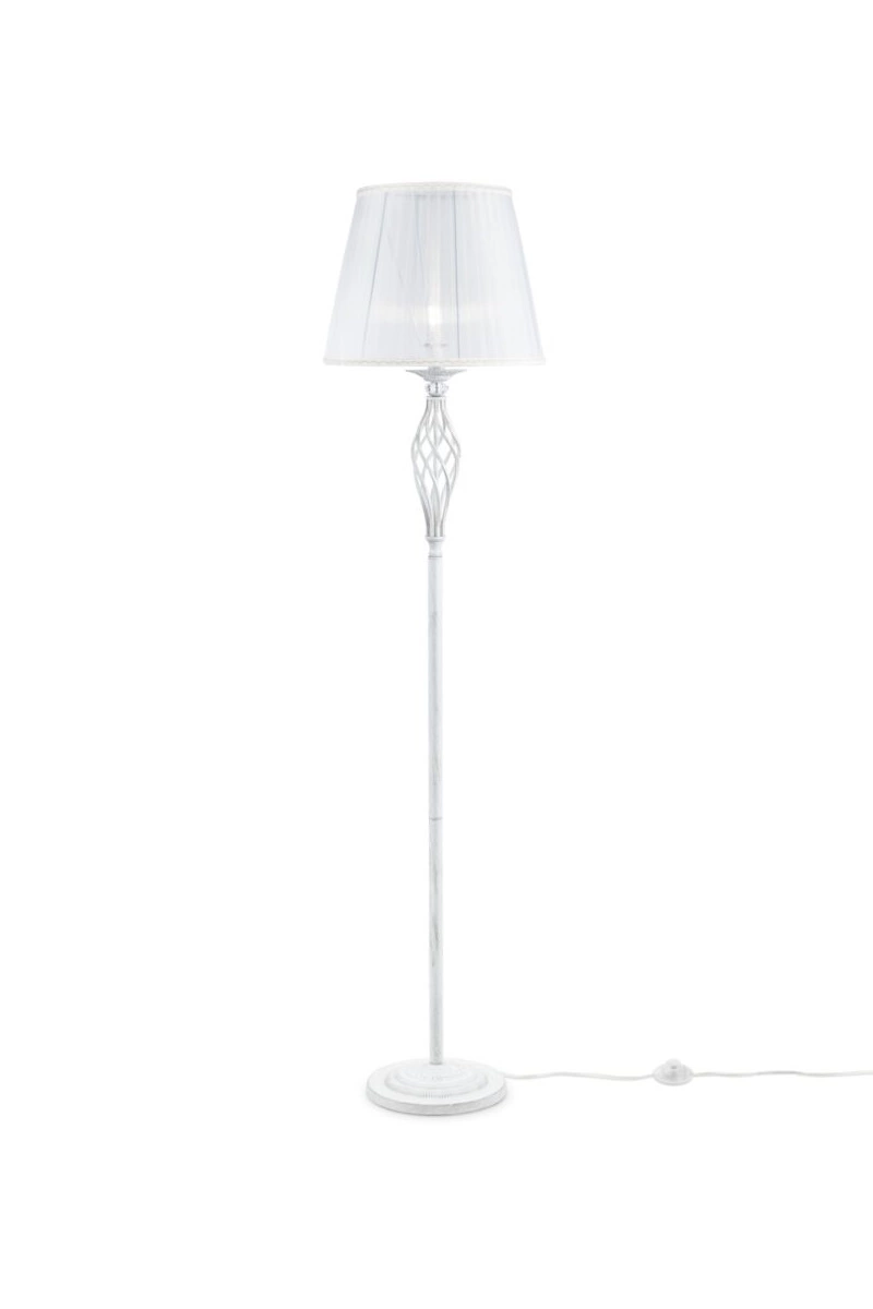   
                        
                        Торшер VASMAR (Україна) 54320    
                         у стилі Класика.  
                        Тип джерела світла: світлодіодна лампа, змінна.                                                 Кольори плафонів і підвісок: Білий.                         Матеріал: Тканина.                          фото 1
