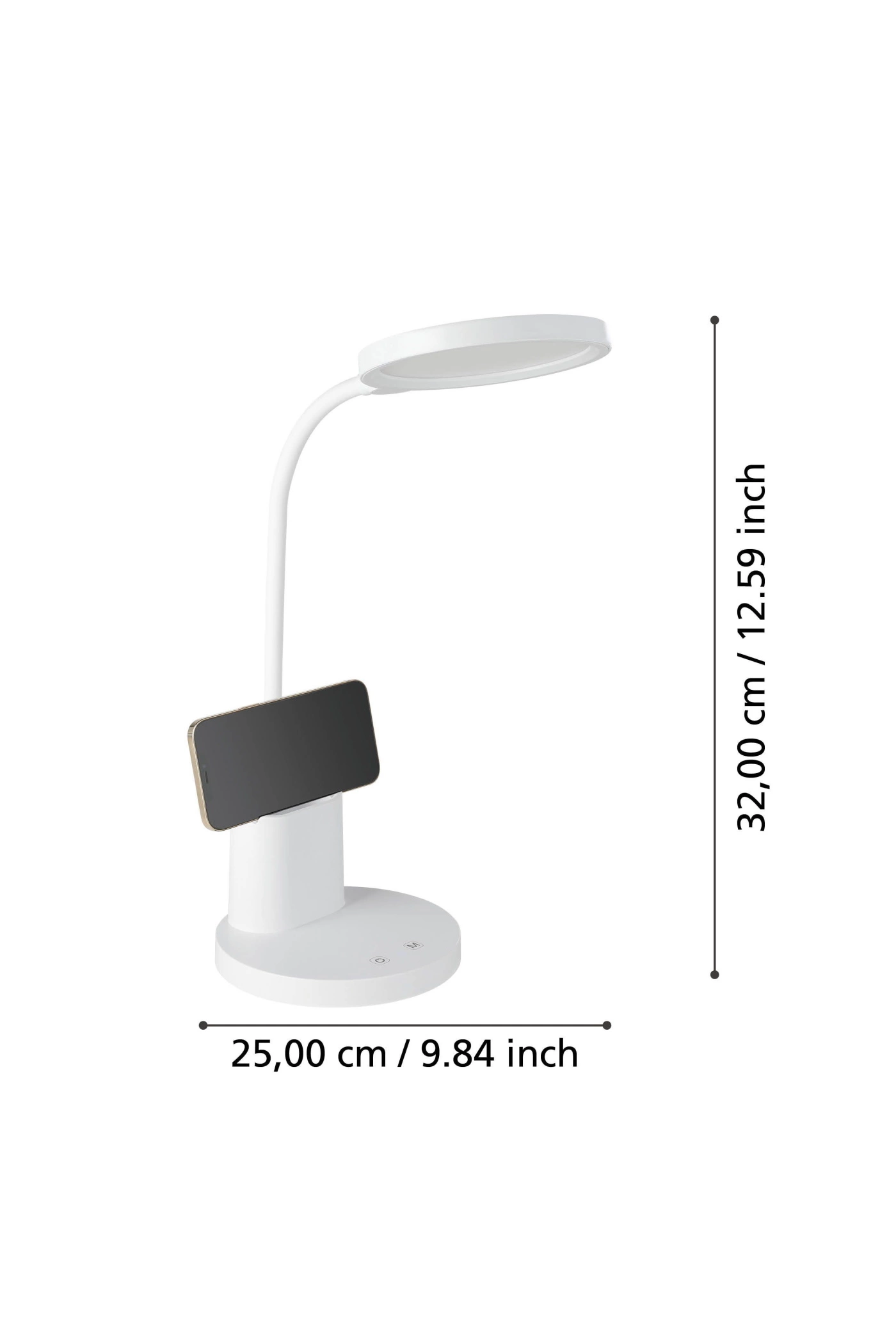   
                        
                        Настільна лампа EGLO (Австрія) 54444    
                         у стилі Хай-тек.  
                        Тип джерела світла: вбудований led-модуль, незмінний.                                                 Кольори плафонів і підвісок: Білий.                         Матеріал: Пластик.                          фото 5
