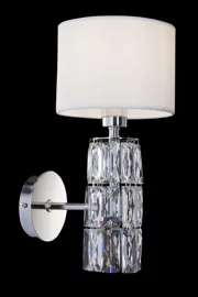   
                        
                        Бра VASMAR (Україна) 54561    
                         у стилі Класика.  
                        Тип джерела світла: світлодіодна лампа, змінна.                                                 Кольори плафонів і підвісок: Білий, Прозорий.                         Матеріал: Тканина, Скло.                          фото 1