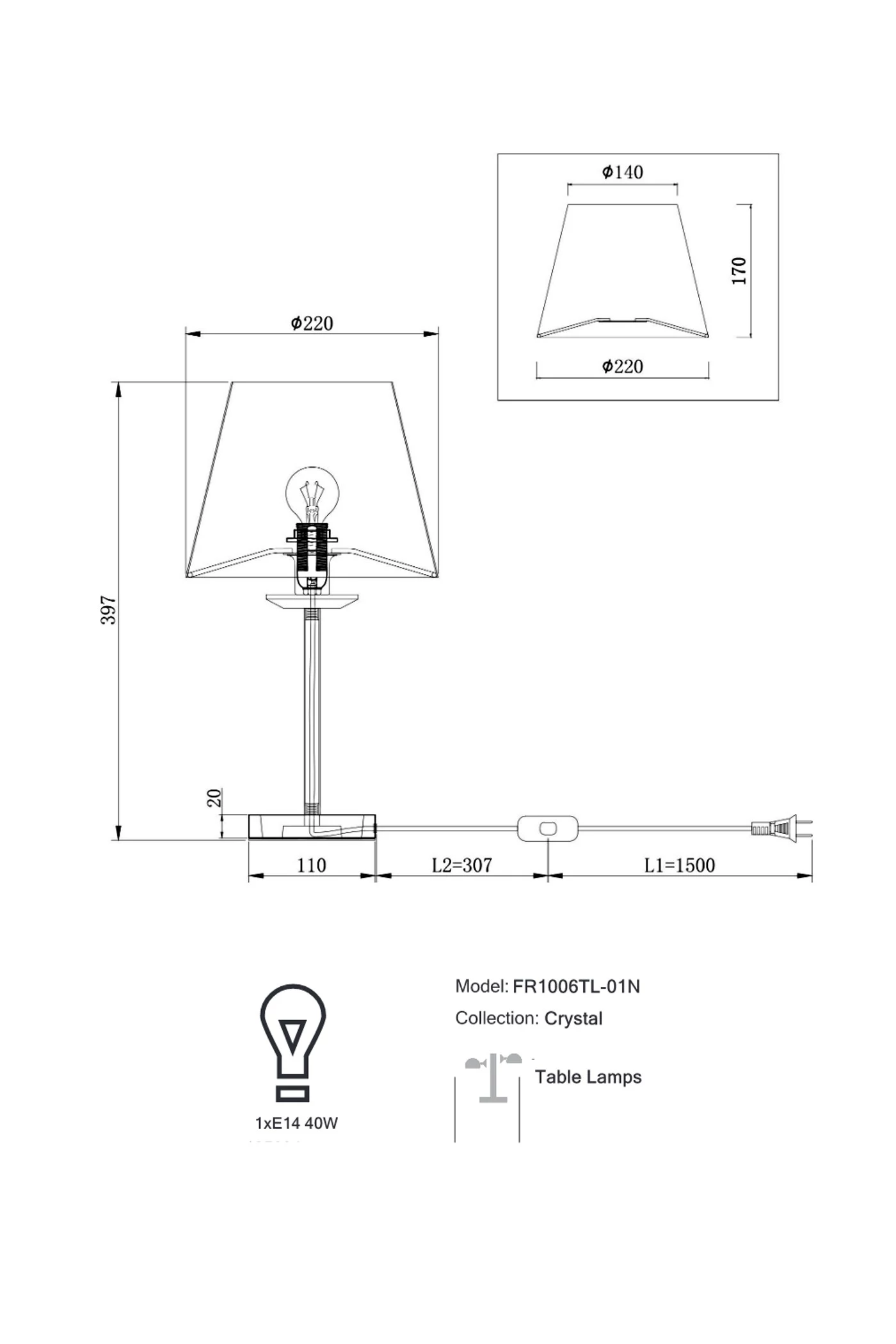  
                        
                        Настільна лампа VASMAR (Україна) 54886    
                         у стилі Класика.  
                        Тип джерела світла: світлодіодна лампа, змінна.                                                 Кольори плафонів і підвісок: Білий, Прозорий.                         Матеріал: Тканина, Скло.                          фото 5