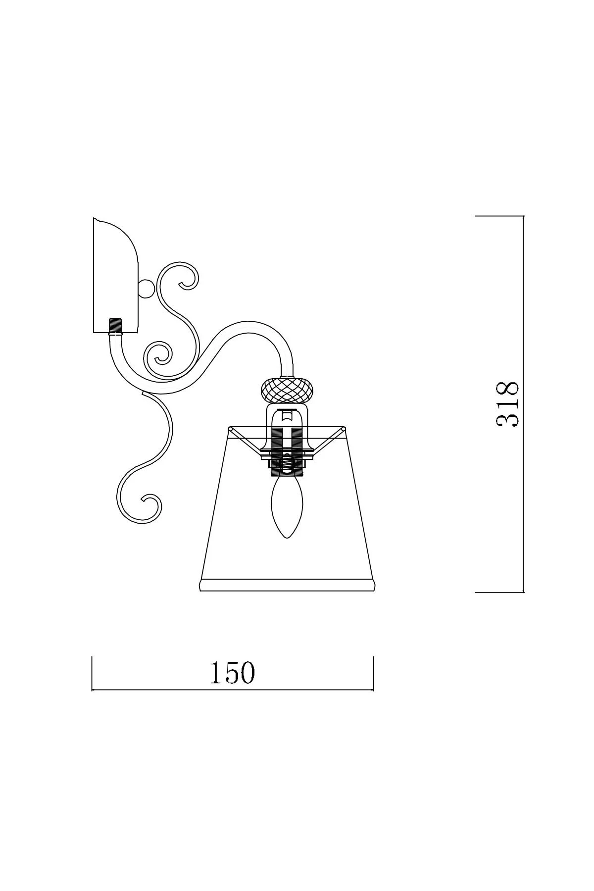   
                        
                        Бра VASMAR (Україна) 54941    
                         у стилі Класика.  
                        Тип джерела світла: світлодіодна лампа, змінна.                                                 Кольори плафонів і підвісок: Бежевий.                         Матеріал: Тканина, Пластик.                          фото 2