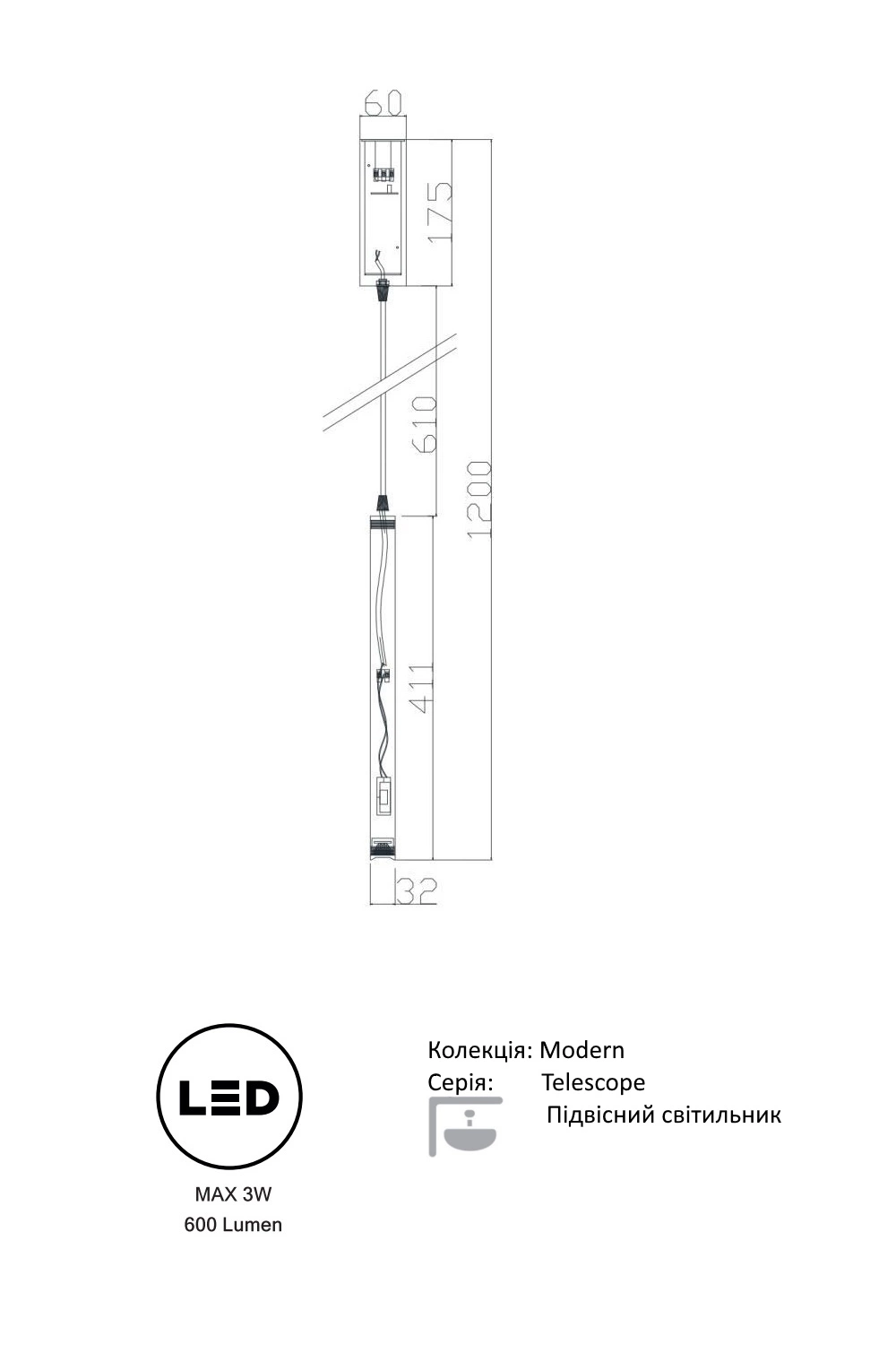   
                        
                        Люстра VASMAR (Україна) 55058    
                         У стилі Хай-тек.  
                        Тип джерела світла: вбудований led-модуль, незмінний.                         Форма: Циліндр.                         Кольори плафонів і підвісок: Білий.                         Матеріал: Метал.                          фото 3