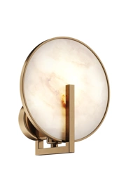   
                        
                        Бра VASMAR (Україна) 55081    
                         у стилі Класика.  
                        Тип джерела світла: світлодіодна лампа, змінна.                                                 Кольори плафонів і підвісок: Бежевий.                         Матеріал: Камінь.                          фото 1