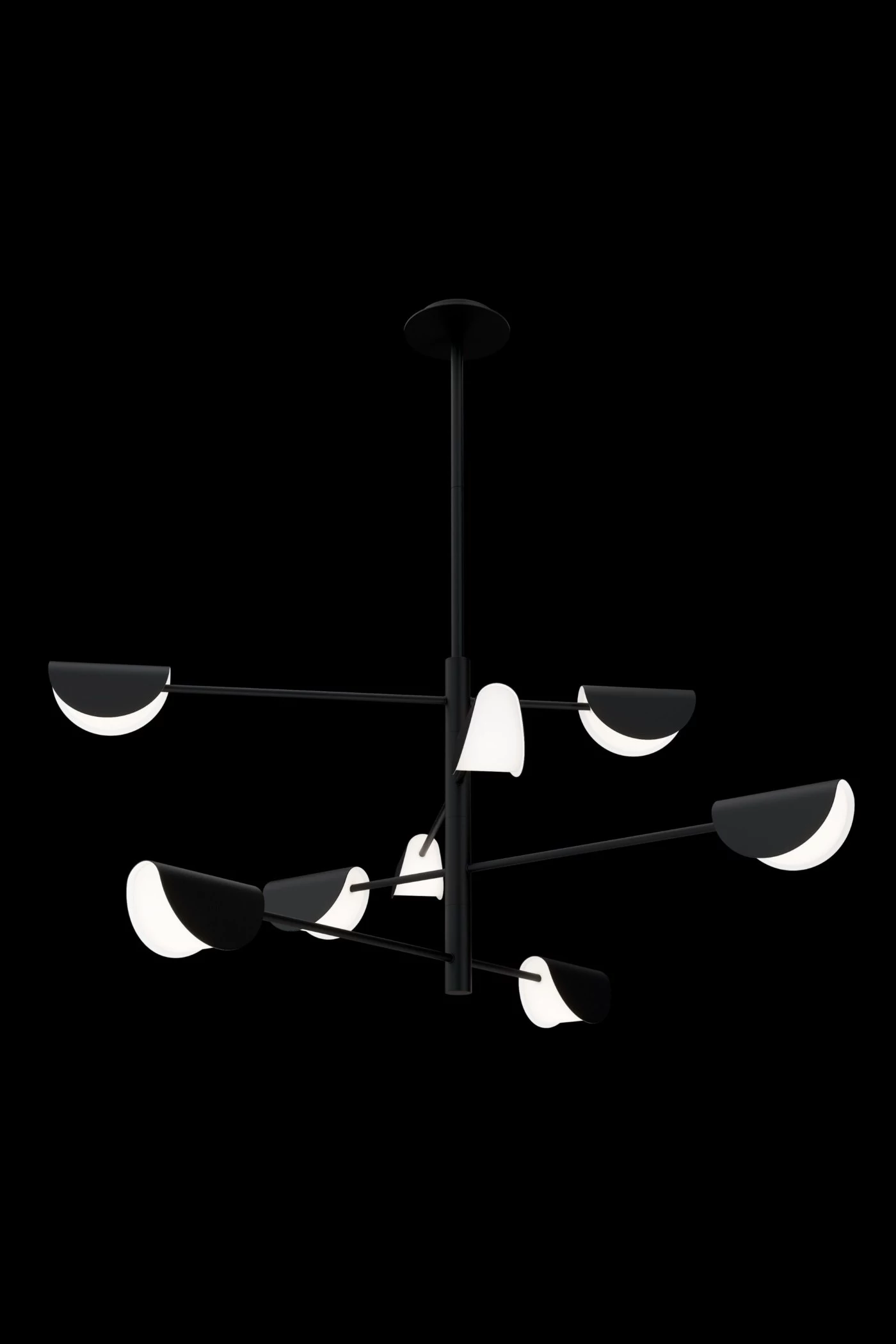   
                        
                        Люстра VASMAR (Украина) 55125    
                         в стиле Лофт.  
                        Тип источника света: светодиодная лампа, сменная.                         Форма: Круг.                         Цвета плафонов и подвесок: Черный, Белый.                         Материал: Акрил.                          фото 3