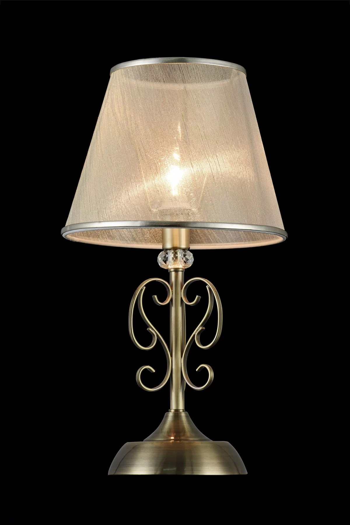   
                        
                        Настольная лампа VASMAR (Украина) 55185    
                         в стиле Классика.  
                        Тип источника света: светодиодная лампа, сменная.                                                 Цвета плафонов и подвесок: Бежевый.                         Материал: Ткань, Пластик.                          фото 1