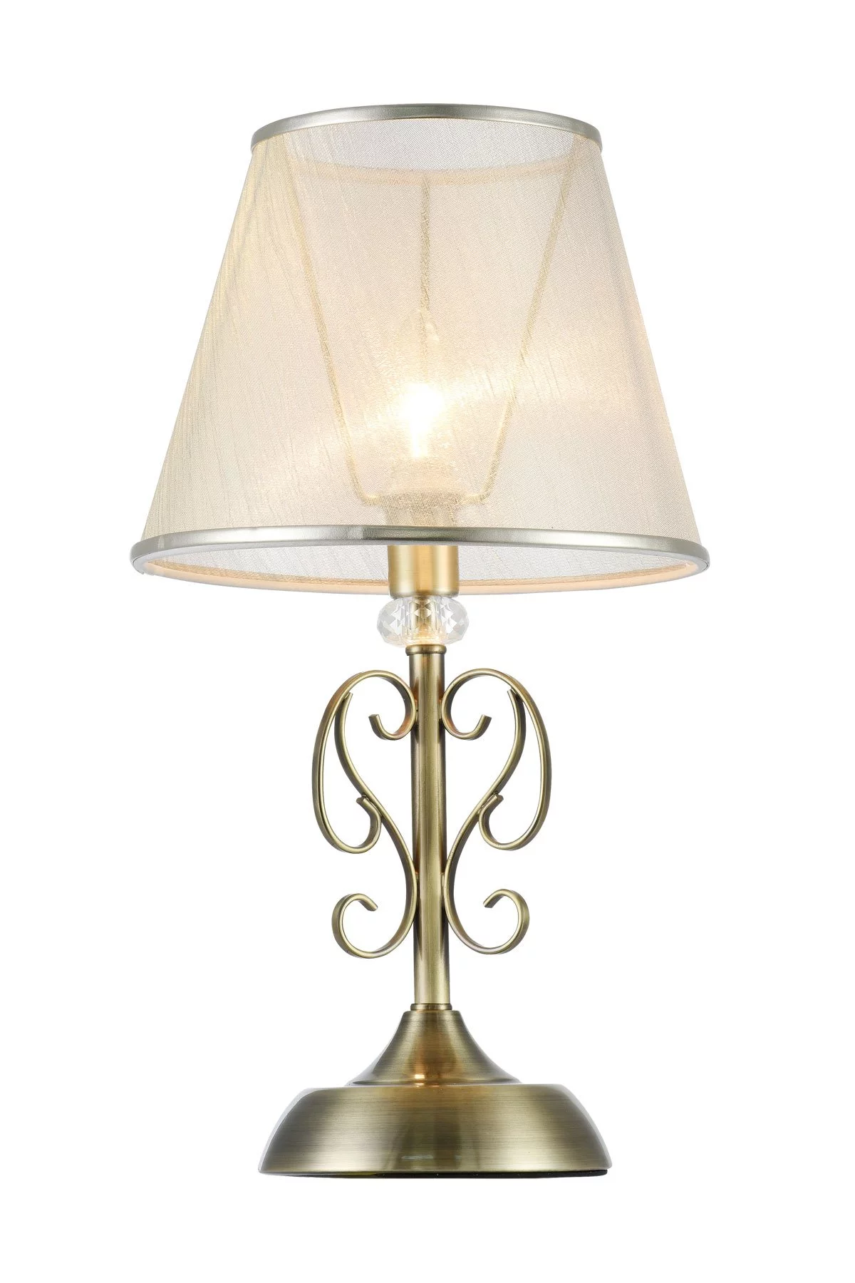   
                        
                        Настільна лампа VASMAR (Україна) 55185    
                         у стилі Класика.  
                        Тип джерела світла: світлодіодна лампа, змінна.                                                 Кольори плафонів і підвісок: Бежевий.                         Матеріал: Тканина, Пластик.                          фото 3