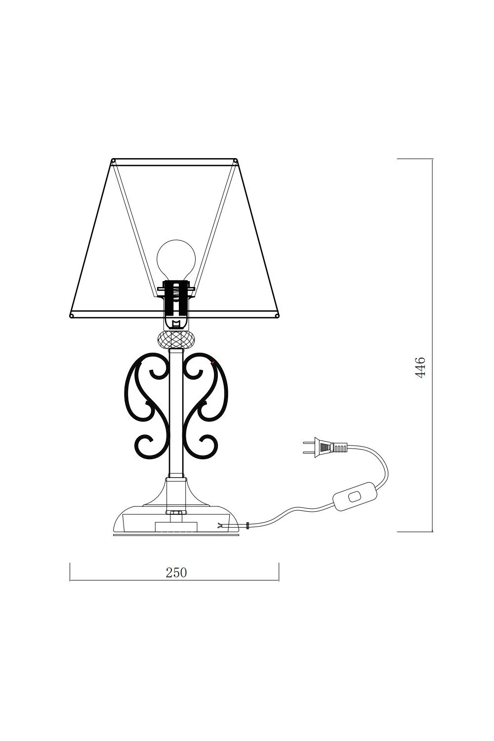   
                        
                        Настільна лампа VASMAR (Україна) 55185    
                         у стилі Класика.  
                        Тип джерела світла: світлодіодна лампа, змінна.                                                 Кольори плафонів і підвісок: Бежевий.                         Матеріал: Тканина, Пластик.                          фото 7