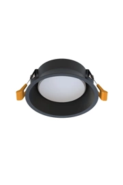   
                        
                        Точковий світильник NOWODVORSKI (Польща) 55273    
                         у стилі Хай-тек.  
                        Тип джерела світла: світлодіодна лампа, змінна.                         Форма: Коло.                         Кольори плафонів і підвісок: Чорний.                         Матеріал: Сталь.                          фото 1