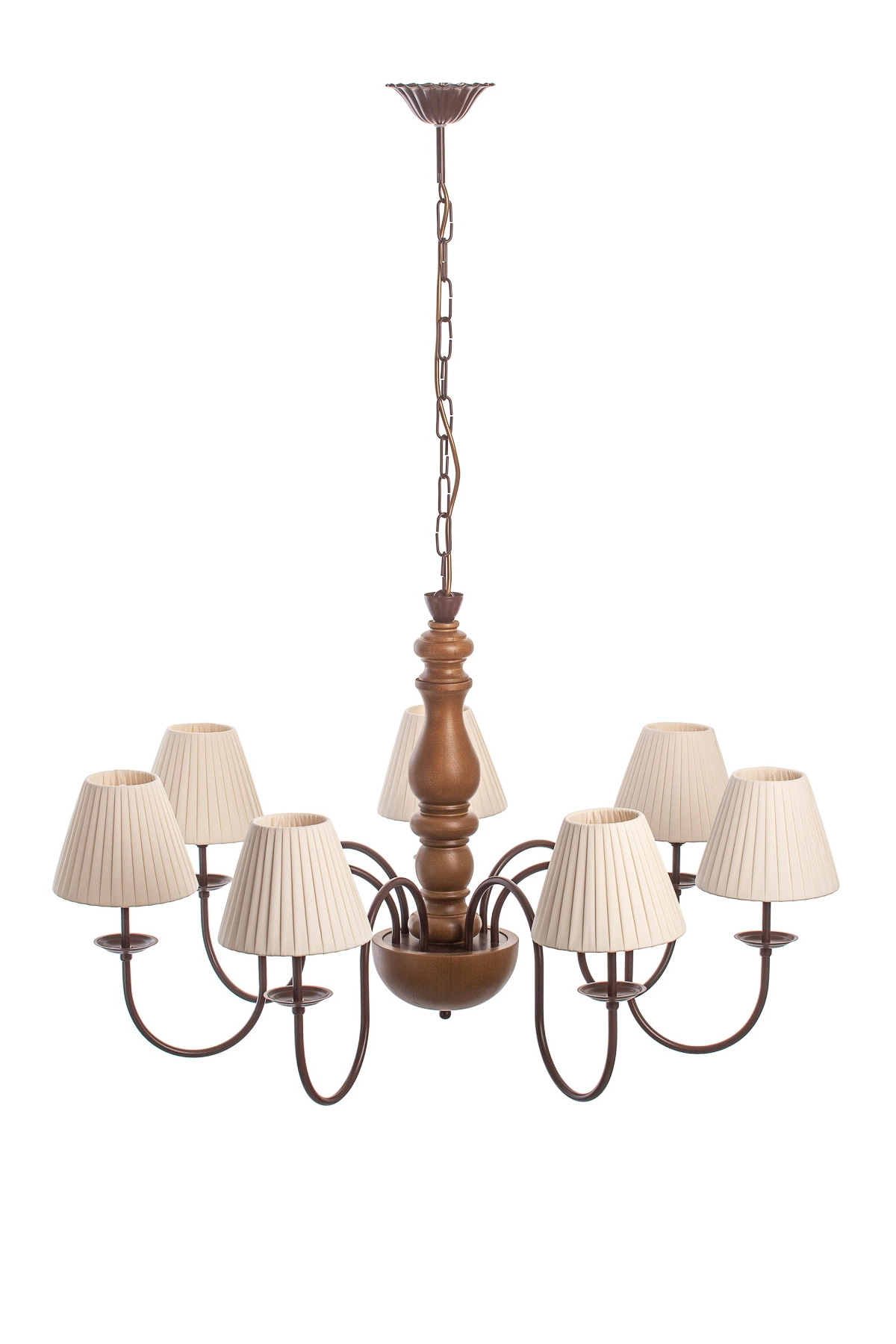   
                        
                        Люстра NB LIGHT (Украина) 55328    
                         В стиле Кантри, Скандинавский.  
                        Тип источника света: светодиодная лампа, сменная.                         Форма: Круг.                         Цвета плафонов и подвесок: Бежевый.                         Материал: Ткань.                          фото 1