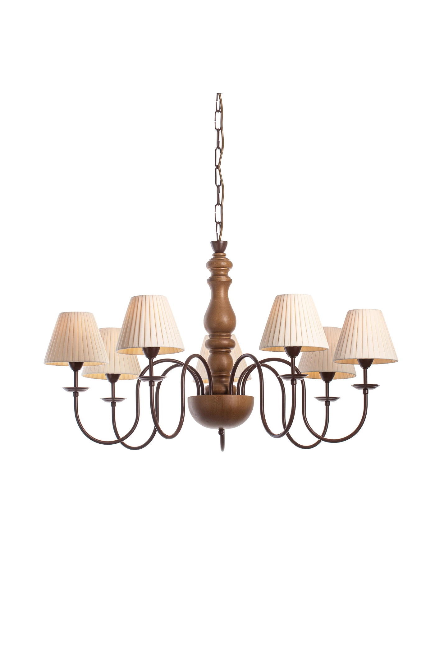   
                        
                        Люстра NB LIGHT (Украина) 55328    
                         В стиле Кантри, Скандинавский.  
                        Тип источника света: светодиодная лампа, сменная.                         Форма: Круг.                         Цвета плафонов и подвесок: Бежевый.                         Материал: Ткань.                          фото 2