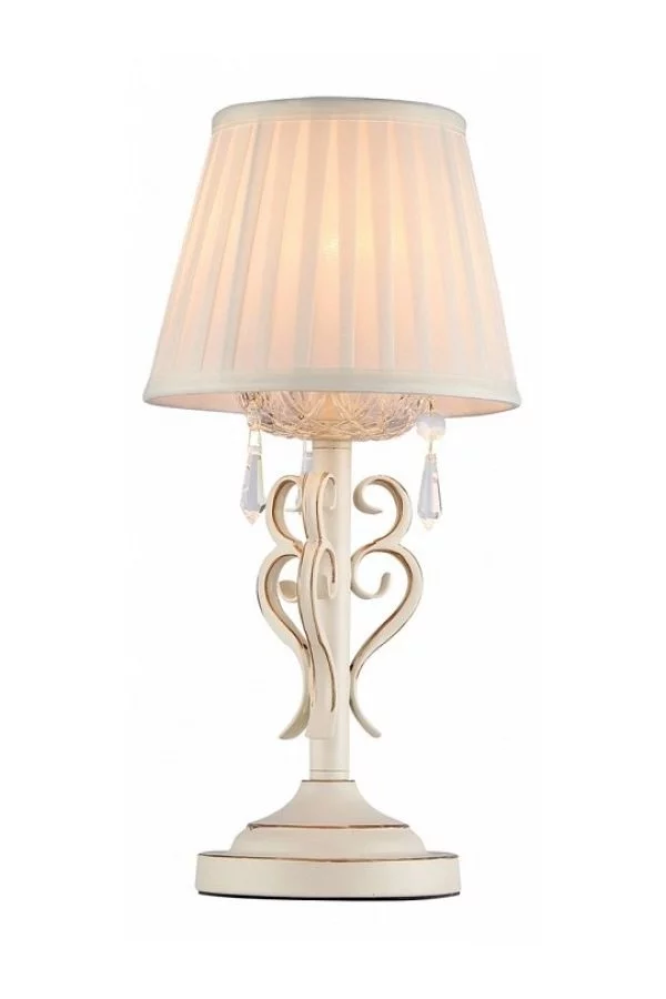   
                        
                        Настільна лампа VASMAR (Україна) 55498    
                         у стилі Класика.  
                        Тип джерела світла: світлодіодна лампа, змінна.                                                 Кольори плафонів і підвісок: Білий.                         Матеріал: Тканина.                          фото 1