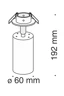   
                        
                        Точковий світильник VASMAR (Україна) 55510    
                         у стилі Лофт.  
                        Тип джерела світла: світлодіодна лампа, змінна.                         Форма: Коло.                         Кольори плафонів і підвісок: Золото.                         Матеріал: Алюміній.                          фото 6