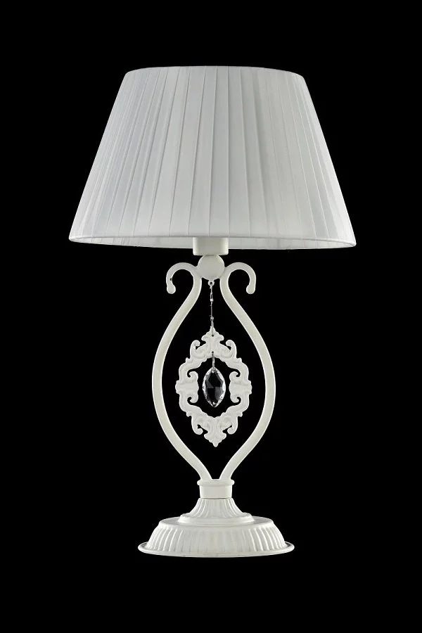   
                        
                        Настольная лампа VASMAR (Украина) 55563    
                         в стиле Классика.  
                        Тип источника света: светодиодная лампа, сменная.                                                 Цвета плафонов и подвесок: Белый, Прозрачный.                         Материал: Ткань, Стекло.                          фото 3