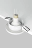   
                        
                        Точечный светильник VASMAR (Украина) 55631    
                         в стиле Хай-тек.  
                        Тип источника света: светодиодная лампа, сменная.                         Форма: Круг.                         Цвета плафонов и подвесок: Белый.                         Материал: Алюминий.                          фото 5