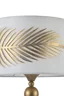   
                        
                        Настольная лампа VASMAR (Украина) 55812    
                         в стиле Флористика.  
                        Тип источника света: светодиодная лампа, сменная.                                                 Цвета плафонов и подвесок: Белый, Золото.                         Материал: Ткань, Пластик.                          фото 4