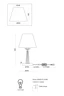   
                        
                        Настільна лампа VASMAR (Україна) 55891    
                         у стилі Класика.  
                        Тип джерела світла: світлодіодна лампа, змінна.                                                 Кольори плафонів і підвісок: Білий.                         Матеріал: Тканина.                          фото 3