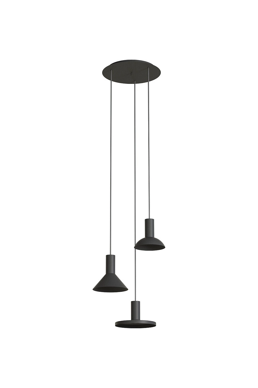   
                        
                        Люстра NOWODVORSKI (Польща) 56051    
                         у стилі Лофт.  
                        Тип джерела світла: світлодіодна лампа, змінна.                         Форма: Коло.                         Кольори плафонів і підвісок: Чорний.                         Матеріал: Сталь.                          фото 1