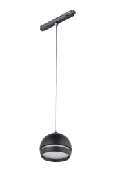   
                        
                        Трековый магнитный светильник NOWODVORSKI (Польша) 56114    
                         в стиле Хай-тек.  
                        Тип источника света: встроенный led-модуль, несъемный.                                                 Цвета плафонов и подвесок: Черный, Белый.                         Материал: Алюминий, Пластик.                          фото 1