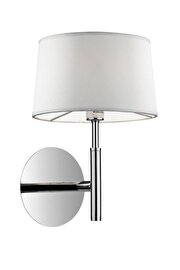   
                        Бра IDEAL LUX (Італія) 56259    
                         у стилі модерн, скандинавський.  
                        Тип джерела світла: cвітлодіодні led, галогенні.                                                 Кольори плафонів і підвісок: білий.                         Матеріал: тканина, пластик.                          фото 1