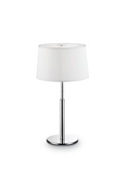   
                        Настільна лампа IDEAL LUX (Італія) 56264    
                         у стилі модерн, скандинавський.  
                        Тип джерела світла: cвітлодіодні led, галогенні.                                                 Кольори плафонів і підвісок: білий.                         Матеріал: пластик, тканина, скло.                          фото 1