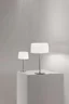   
                        
                        Настольная лампа IDEAL LUX (Италия) 56264    
                         в стиле Модерн, Скандинавский.  
                        Тип источника света: светодиодная лампа, сменная.                                                 Цвета плафонов и подвесок: Белый.                         Материал: Пластик, Ткань, Стекло.                          фото 2
