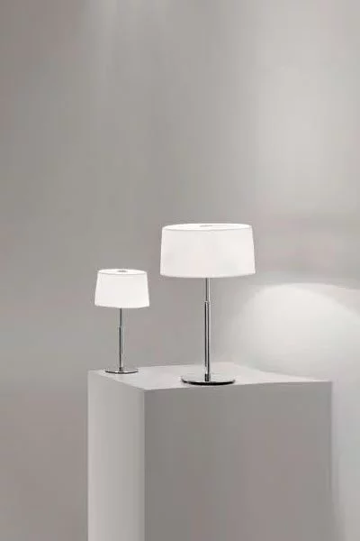   
                        
                        Настільна лампа IDEAL LUX (Італія) 56264    
                         у стилі Модерн, Скандинавський.  
                        Тип джерела світла: світлодіодна лампа, змінна.                                                 Кольори плафонів і підвісок: Білий.                         Матеріал: Пластик, Тканина, Скло.                          фото 2