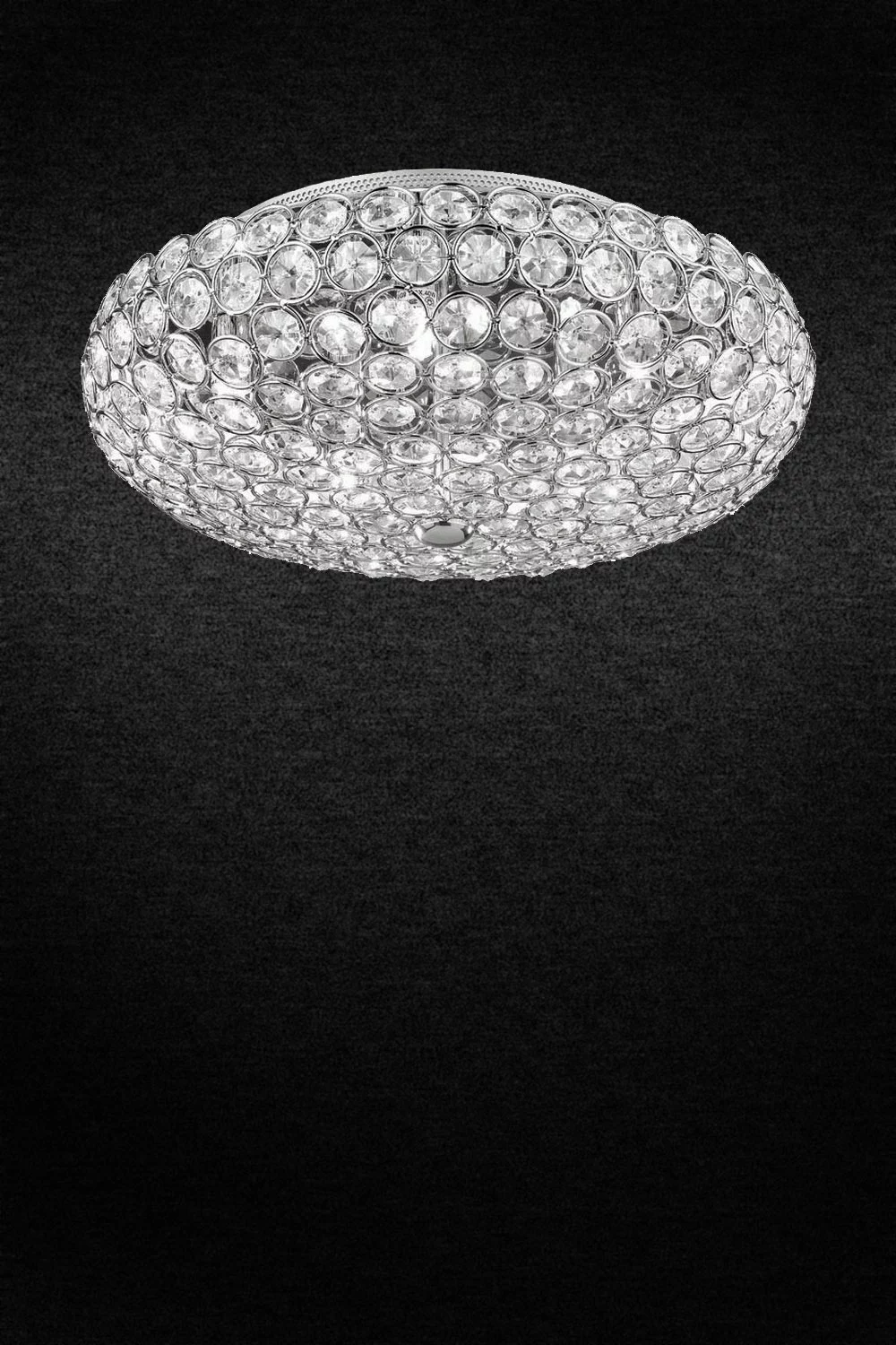   
                        
                        Кришталева люстра IDEAL LUX (Італія) 56268    
                         у стилі Арт-деко.  
                        Тип джерела світла: світлодіодна лампа, змінна.                         Форма: Коло.                         Кольори плафонів і підвісок: Прозорий.                         Матеріал: Кришталь.                          фото 2
