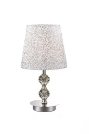   
                        
                        Настільна лампа IDEAL LUX (Італія) 56289    
                         у стилі Модерн, Арт-деко.  
                        Тип джерела світла: світлодіодна лампа, змінна.                                                 Кольори плафонів і підвісок: Білий.                         Матеріал: Пластик, Тканина.                          фото 1