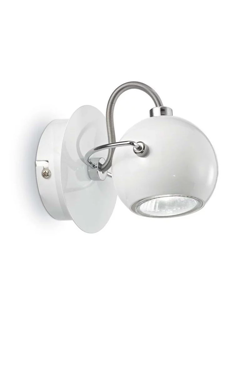   
                        Точковий світильник IDEAL LUX (Італія) 56292    
                         у стилі Хай-тек, Скандинавський.  
                        Тип джерела світла: світлодіодна лампа, змінна.                         Форма: Куля.                                                                          фото 1