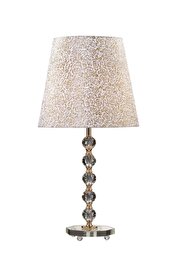   
                        Настільна лампа IDEAL LUX (Італія) 56382    
                         у стилі модерн.  
                        Тип джерела світла: cвітлодіодні led, енергозберігаючі, розжарювання.                                                 Кольори плафонів і підвісок: золото, білий, малюнок.                         Матеріал: тканина, пластик.                          фото 1