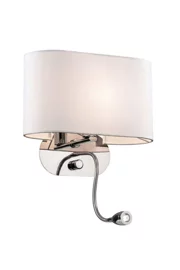   
                        
                        Бра IDEAL LUX (Італія) 56389    
                         у стилі Скандинавський.  
                        Тип джерела світла: світлодіодна лампа, змінна, вбудований led-модуль, незмінний.                                                 Кольори плафонів і підвісок: Білий.                         Матеріал: Пластик, Тканина.                          фото 1