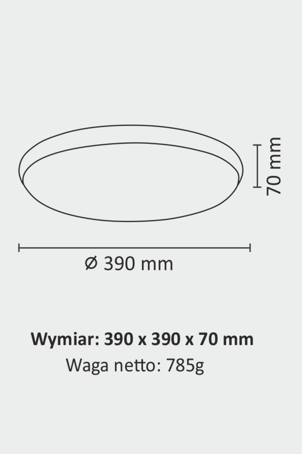   
                        
                        Світильник стельовий POLUX (Польща) 57007    
                         у стилі Модерн.  
                        Тип джерела світла: вбудований led-модуль, незмінний.                         Форма: Коло.                         Кольори плафонів і підвісок: Білий.                         Матеріал: Пластик.                          фото 4